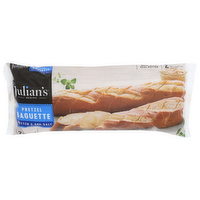 Julian's Recipe Butter Butter & Garlic Traditional, 12 Pretzel Baguette - 6.175 Ounce - 2 Count