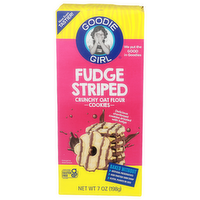 Goodie Girl Fudge Striped Crunchy Oat Flour Cookies - 7 Ounce