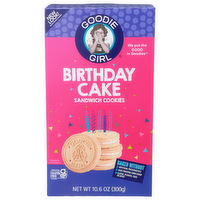 Goodie Girl Birthday Cake Sandwich Cookies - 10.6 Ounce