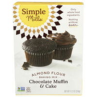 Simple Mills Chocolate Almond Flour Muffin & Cake Mix - 11.2 Ounce