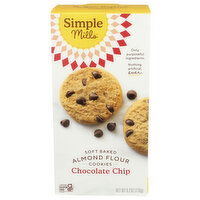 Simple Mills Chocolate Chip Soft Baked Almond Flour Cookies - 6.2 Ounce - 1 Count