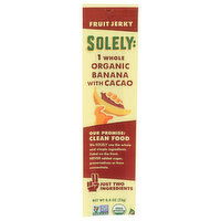 Solely:Fruit Jerky Banana With Cacao - 0.8 Ounce