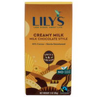 Lily's Creamy Milk Sweet & Creamy Chocolate Style - 3 Ounce