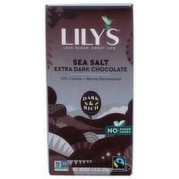 Lily's Sea Salt Dark & Rich Extra Chocolate - 2.8 Ounce
