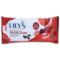 Lily's Semi-Sweet Style Baking Chips - 9 Ounce