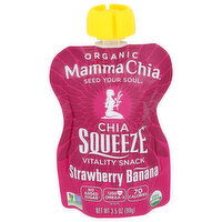 Mamma Chia Squeeze Strawberry Banana - 3.5 Ounce