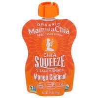 Mamma Chia Mango Coconut Organic Squeeze - 3.5 Ounce