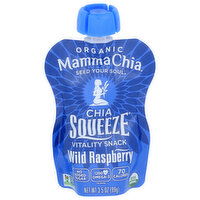 Mamma Chia Squeeze Wild Raspberry - 3.5 Ounce