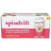 Spindrift Sparkling Water Raspberry Lime - 12 Fluid Ounce - 8 Count