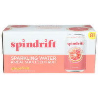 Spindrift Sparkling Water Grapefruit - 12 Fluid Ounce - 8 Count