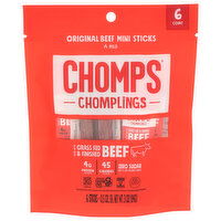 Chomps Chomplings Original Beef Sticks - 0.5 Ounce - 6 Count