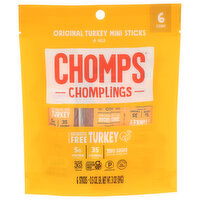Chomps Original Chomplings Turkey Jerky Sticks - 0.5 Ounce - 6 Count