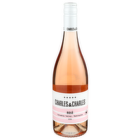 Charles & Charles 44% Syrah 25% Grenache 24% Mourvedre 7% Cabernet Sauvignon Rose Wine - 750 ml