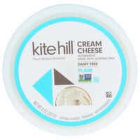 Kite Hill Plain Cream Cheese - 8 Ounce