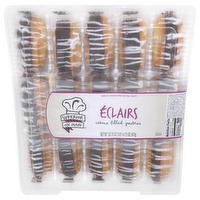 Superior On Main Mini Éclairs Drizzled Cyrus O'leary's Cream Pie 9" Topped French Silk - 2.05 Ounce - 15 Count
