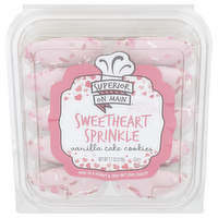 Superior On Main Sweetheart Sprinkle Iced Cake Cookies - 0.77 Ounce - 10 Count