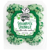 Superior On Main Shamrock Sprinkle Iced Cake Cookies - 0.77 Ounce - 10 Count
