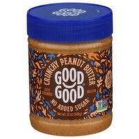 Good Good Peanut Butter No Added Sugar Crunchy - 12 Ounce