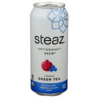 Steaz Blueberry Pomegranate Pomegrante Tea Still Iced - 16 Fluid Ounce