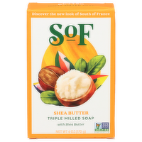 South Of France Shea Butter Sof Triple Milled Bar Soap - 6 Ounce