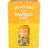 Golden Road Brewing Tart Cart Mango Wheat Ale - 12 Fluid Ounce - 6 Count