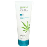 Andalou Naturals Cannacell Botanical Body Lotion Joyful Rosemary + Lemon Balm - 8 Fluid Ounce