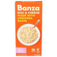 BANZA Chickpea Pasta Mac & Cheese Shells & White Cheddar - 5.5 Ounce