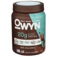 OWYN Dark Chocolate Plant Based Powder - 1.1 Pound