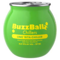 BuzzBallz Lime Rita Agave Wine Chillers, 30 Proof - 187 ml