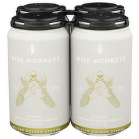 Manhattan Project Beer Co Wise Monkeys - 12 Fluid Ounce - 4 Count
