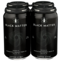 Manhattan Project Beer Co Black Matter - 12 Fluid Ounce - 4 Count