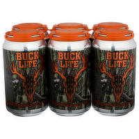 Buck Lite Beer - 12 Fluid Ounce - 6 Count