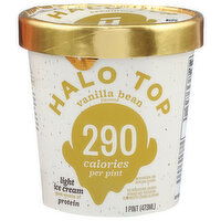 HALO TOP Vanilla Bean Light Ice Cream - 1 Pint