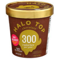 Halo Top Chocolate Light Ice Cream - 1 Pint