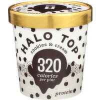 Halo Top Ice Cream Cookies & Cream - 1 Pint