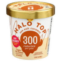 HALO TOP Sea Salt Caramel Light Ice Cream - 1 Pint