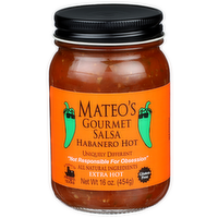 Mateo's Gourmet Salsa Extra Hot Habanero - 16 Ounce
