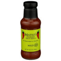 MATEO'S GOURMET SALSA 6 Taco Sauce Mild Heat - 10.5 Ounce