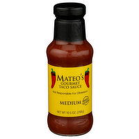 MATEO'S GOURMET SALSA 6 Taco Sauce Medium Heat - 10.5 Ounce