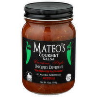 Mateo's Gourmet Salsa Medium Cantina Style - 16 Ounce