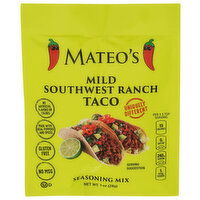MATEO'S SALSA Mild Southwest Ranch Taco Packet - 1 Ounce