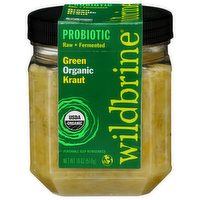 Wildbrine Green Organic Kraut Fermented Sauerkraut - 18 Ounce