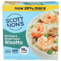 SCOTT & JON's Shrimp & Mushroom Risotto Frozen Rice Bowl - 9.6 Ounce