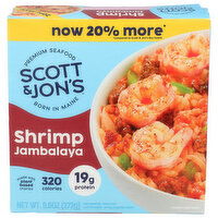 SCOTT & JON's Shrimp Jambalaya Frozen Rice Bowl - 9.6 Ounce