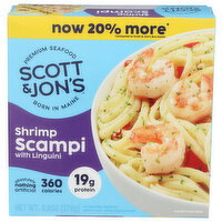 SCOTT & JON's Shrimp Scampi Frozen Pasta Bowl - 9.6 Ounce