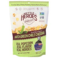 Kettle Heroes Hatch Green Chile Cheddar Popcorn - 4 Ounce