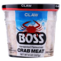 Boss Crab Meat, Claw - 8 Ounce