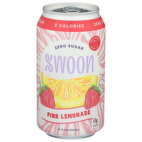 Swoon Drinks Flavoured Pink Lemonade - 12 Fluid Ounce