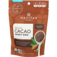 Navitas Organics Cacao Sweet Nibs Organic - 4 Ounce