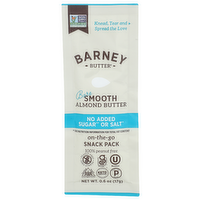 Barney Butter On-The-Go Snack Pack Bare Smooth Almond - 0.6 Ounce